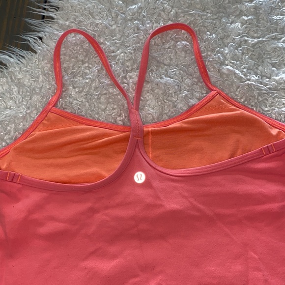Neon melon lululemon y power tank - Picture 2 of 4